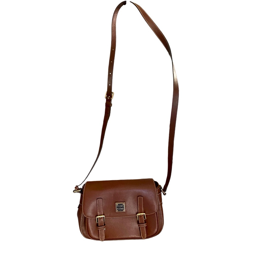 Dooney & Bourke Saffiano Leather Small Safari Crossbody Bag with Defect   0147